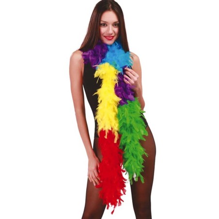 Boa di Piume Arcobaleno "Pride" Pride