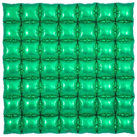 Balloon Waffle in Foil 36" Verde 92cm x 92cm Balloon Waffle Oaktree