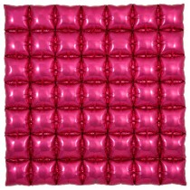 Balloon Waffle in Foil 36" Fucsia 92cm x 92cm Balloon Waffle Oaktree