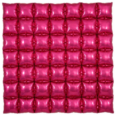 Balloon Waffle in Foil 36" Fucsia 92cm x 92cm Balloon Waffle Oaktree
