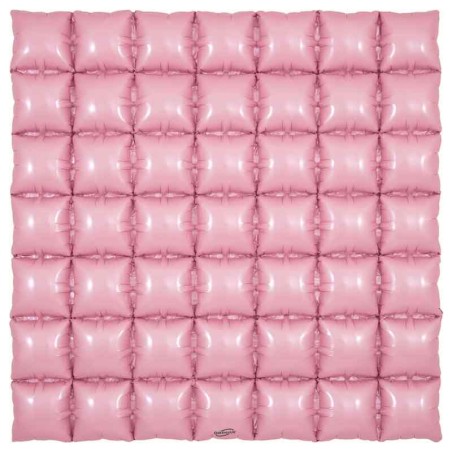 Balloon Waffle in Foil 36" Rosa 92cm x 92cm Balloon Waffle Oaktree