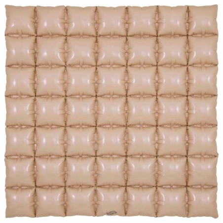 Balloon Waffle in Foil 36" Crema 92cm x 92cm Balloon Waffle Oaktree