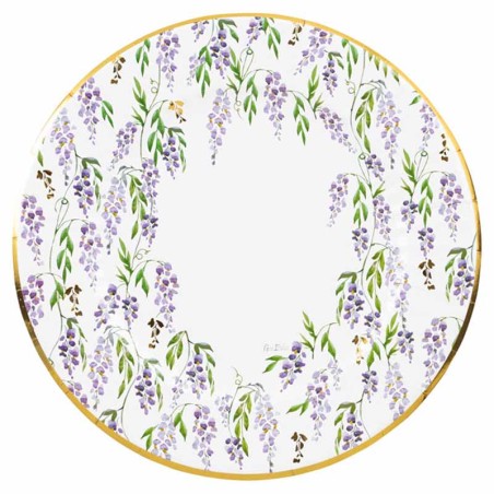 Sottopiatto di Carta 33cm "Glicine" 6pz Glicine