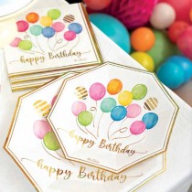 Bicchiere di Carta 250ml Happy Birthday "Balloons" 8pz Happy Birthday Balloons