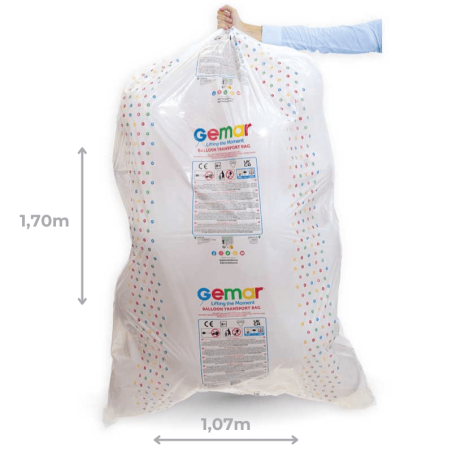 Busta Trasporto Palloncini "Gemar Balloon Transport Bag" 15pz 1,07 mt x 1,70 mt Gemar Articoli Tecnici