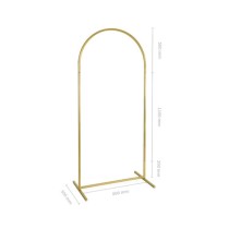 Base con Struttura ad Arco in Metallo Oro 1.80mt Strutture Per Allestimenti