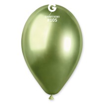 Palloncino in Lattice 13" GB120 Verde Kiwi "Shiny Kiwi 105" 50pz Gemar Shiny "Round"