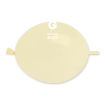 Palloncino in Lattice 6” Link GL6 Marshmallow Burro "Butter 103" 100pz Gemar Standard Link 6" GL6