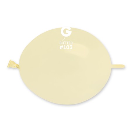 Palloncino in Lattice 6” Link GL6 Marshmallow Burro "Butter 103" 100pz Gemar Standard Link 6" GL6