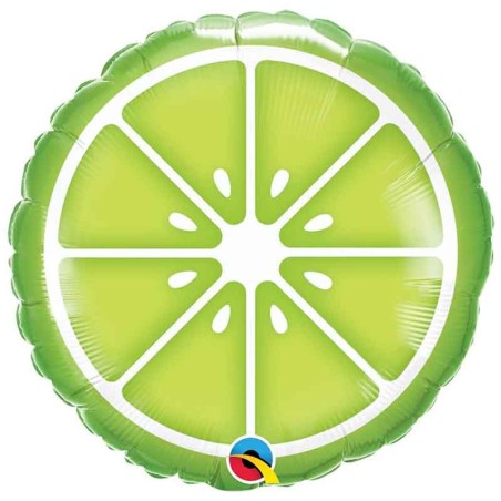 Palloncino in Foil 18" Fetta di Lime Festa Tema Frutta