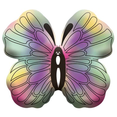 Palloncino in Foil 31" Super Shape Farfalla Iridescente Multicolor Animali (Insetti)