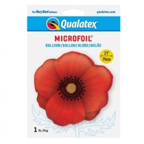 Palloncino in Foil 31" Super Shape Papavero "Poppy" Piante e Fiori
