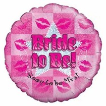 Palloncino in Foil 18" Futura Sposa Fucsia "Bride To Be" Palloncini in Foil Oaktree