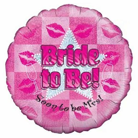 Palloncino in Foil 18" Futura Sposa Fucsia "Bride To Be" Palloncini in Foil Oaktree