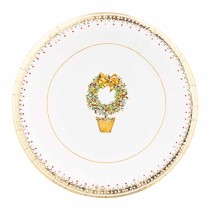Piatto di Carta Fondo 24cm "Joyeux Noel" 8pz Joyeux Noel