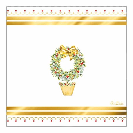 Tovagliolo di Carta 33x33cm "Joyeux Noel" 16pz Joyeux Noel