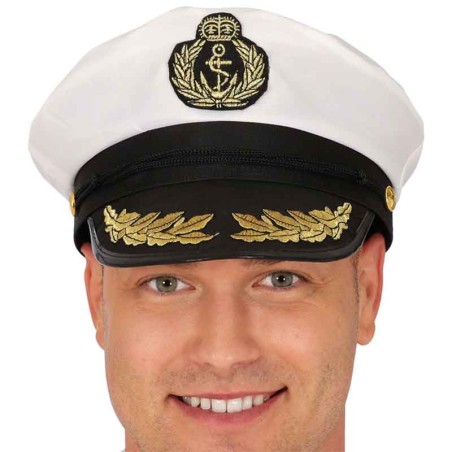 Cappello da Capitano della Marina Addobbi e Accessori Mare