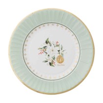 Piatto di Carta 21cm "Neige De Noel" 8pz Neige De Noel