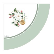 Tovagliolo di Carta 33x33cm "Neige De Noel" 16pz Neige De Noel