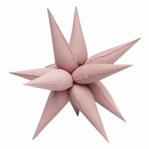 Palloncino in Foil 24" Lancia per Decorazioni Rosa Satinato 10pz Lancia per Decorazioni
