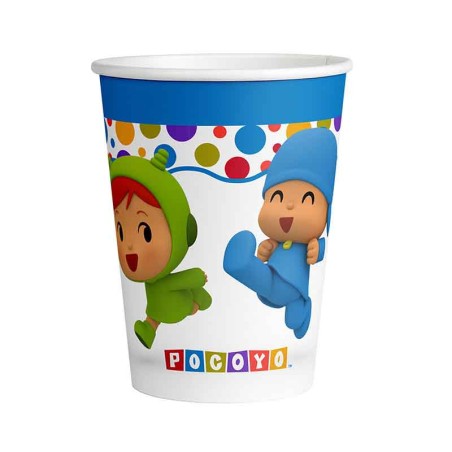 Bicchiere di Carta 250ml Pocoyo 8pz Pocoyo