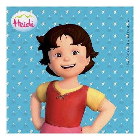 Tovagliolo di Carta 33x33cm con Heidi 20pz Heidi