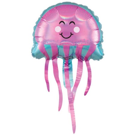 Palloncino in Foil 55" Super Shape Medusa Iridescente Palloncini in Foil Oaktree
