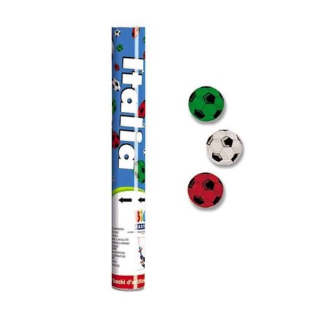 Cannon Sparacoriandoli Palloni da Calcio Colori della Bandiera Italiana 30cm Italia