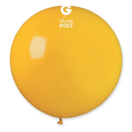 Palloncino in Lattice 31" G30 Giallo Mango "Yellow 003" Gemar Standard 31" G30