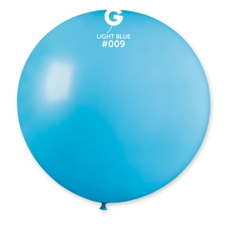 Palloncino in Lattice 31" G30 Celeste "Light Blue 009" Gemar Standard 31" G30