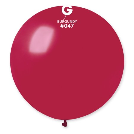 Palloncino in Lattice 31" G30 Bordeaux "Burgundy 047" Gemar Standard 31" G30