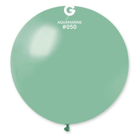 Palloncino in Lattice 31" G30 Acquamarina "Aquamarine 050" Gemar Standard 31" G30