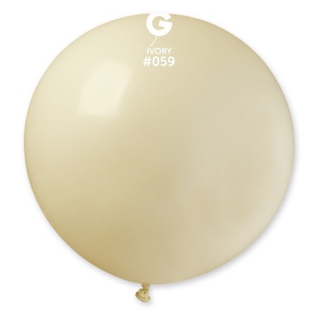 Palloncino in Lattice 31" G30 Avorio "Ivory 059" Gemar Standard 31" G30