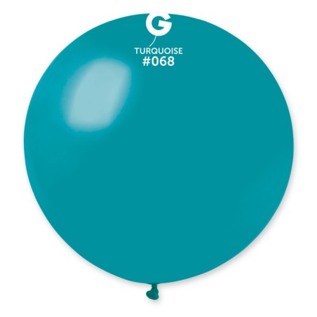 Palloncino in Lattice 31" G30 Turchese "Turquoise 068" Gemar Standard 31" G30