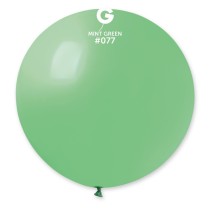 Palloncino in Lattice 31" G30 Verde Menta "Mint Green 077" Gemar Standard 31" G30