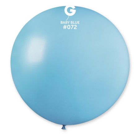 Palloncino in Lattice 40" G40 Celeste Baby "Baby Blue 072" Gemar Standard 40" G40