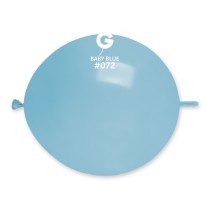 Palloncino in Lattice 13” Link GL13 Celeste Baby "Baby Blue 072" 50pz Gemar Standard Link 13" GL13