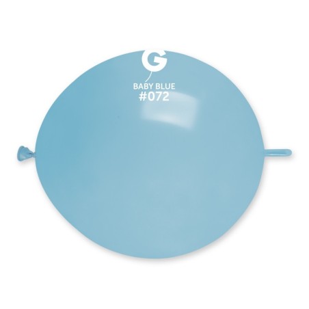 Palloncino in Lattice 13” Link GL13 Celeste Baby "Baby Blue 072" 50pz Gemar Standard Link 13" GL13