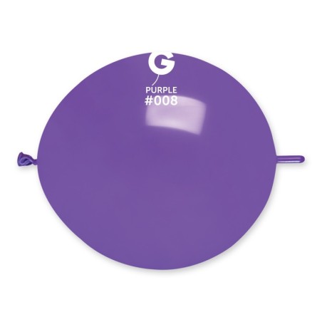 Palloncino in Lattice 13” Link GL13 Viola "Purple 008" 50pz Gemar Standard Link 13" GL13