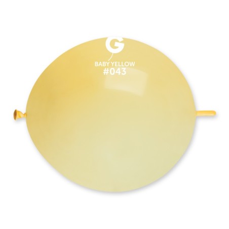 Palloncino in Lattice 13” Link GL13 Giallo Baby "Baby Yellow 043" 50pz Gemar Standard Link 13" GL13