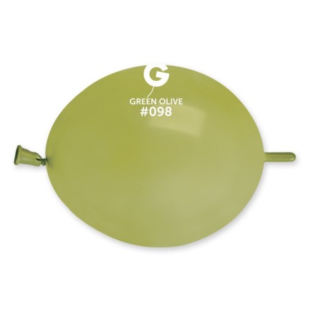Palloncino in Lattice 6” Link GL6 Verde Giungla "Jungle Green 098" 100pz Gemar Standard Link 6" GL6