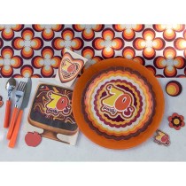 Runner decorato Party Anni '70 5mt Anni '70
