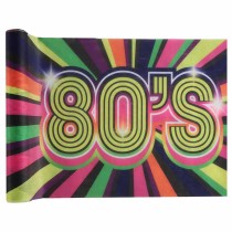 Runner decorato Party Anni '80 3mt Anni '80