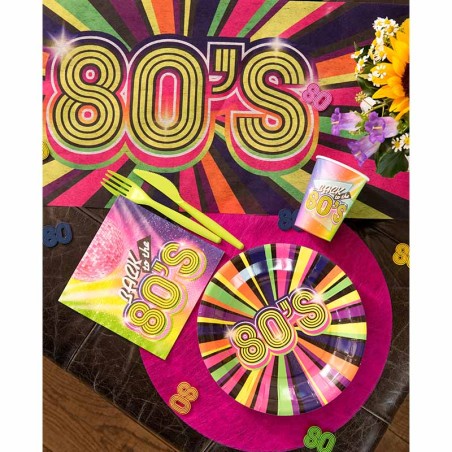 72 Occhiali Da Sole Anni '80 In Plastica - Colori Assortiti Per Feste A Tema, Compleanni E Accessori Costumi