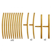 Base Cerchio Smontabile in Metallo Oro 1,50mt Strutture Per Allestimenti