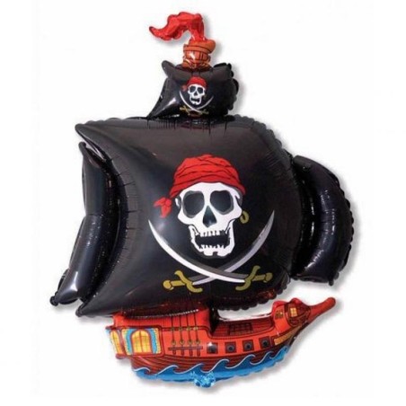 Palloncino in Foil 14" Mini Shape Nave Pirata Pirati