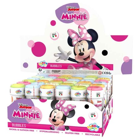 Bolle di Sapone a Tema Minnie "Bubbles" da 60ml - 36pz Bolle di Sapone
