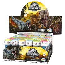 Bolle di Sapone a Tema Jurassic World "Bubbles" da 60ml - 36pz Bolle di Sapone