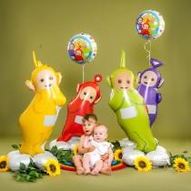Palloncino in Foil 39" Super Shape Teletubbies Dipsy Personaggi Grabo