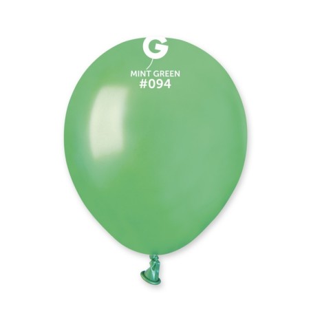 Palloncino in Lattice 5” AM50 Verde Menta Metallizzato "Mint Green 094” 100pz Gemar Metallic 5" AM50